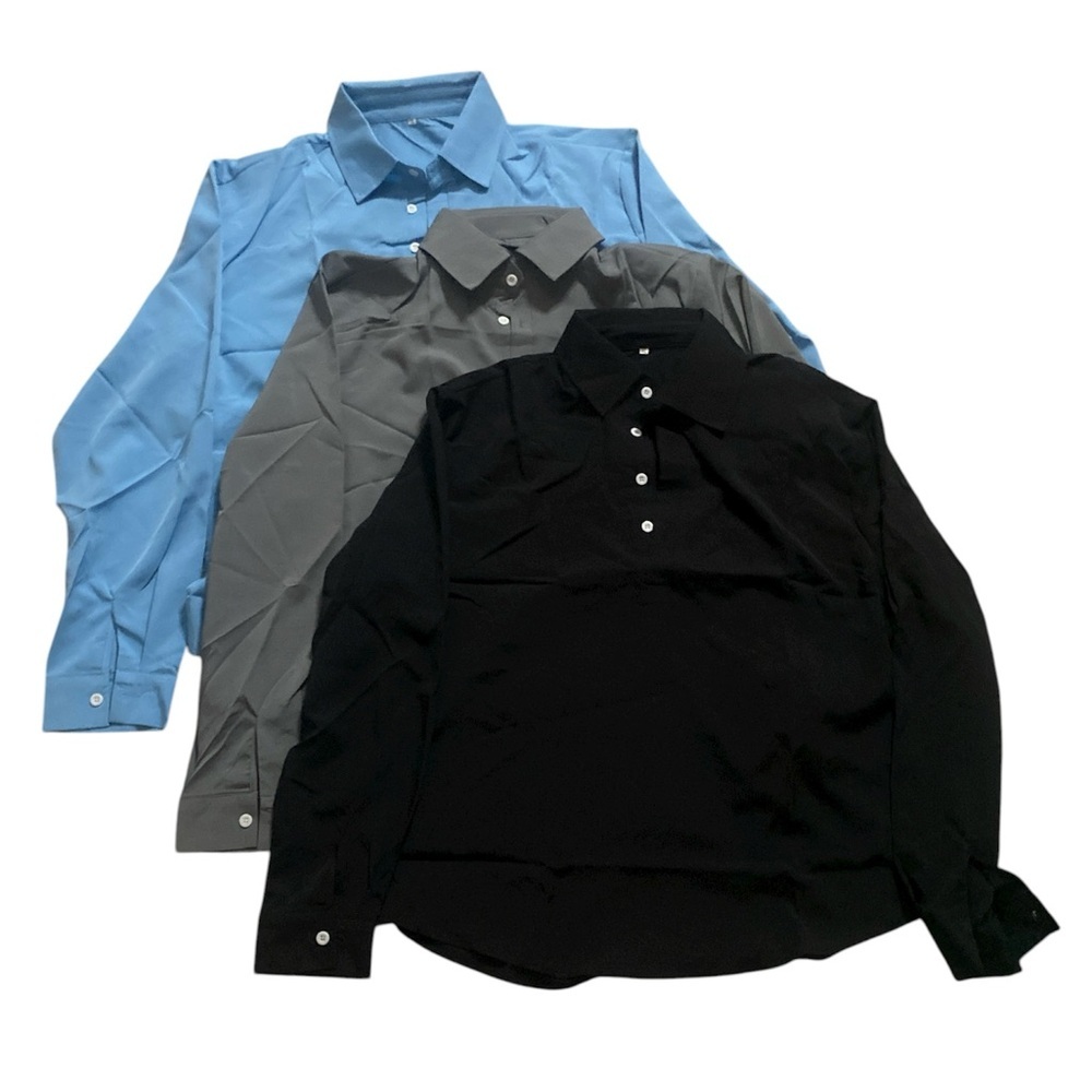 NWT Set of Three Classic Button-Up Shirts XL Y75